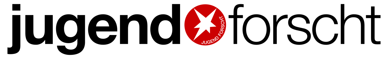 Logo von Jugend forscht, verlinkt zur offiziellen Webseite.